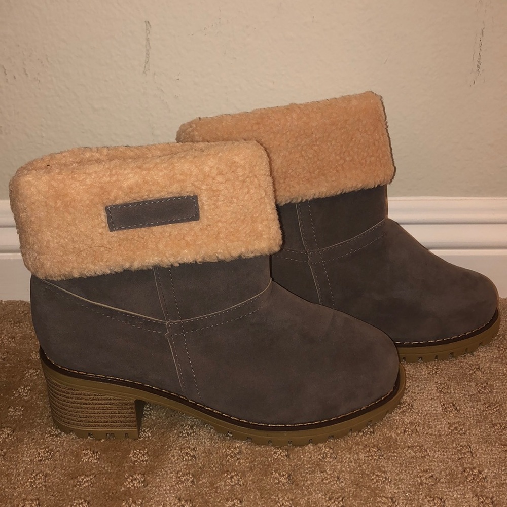 Gray Booties